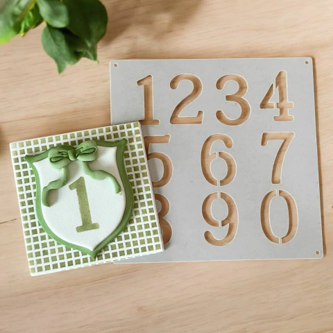 ST35 STENCIL NÚMEROS DE 3,5CM 14X14CM 005.50 - buy online