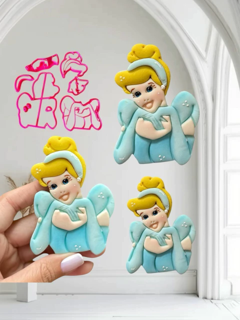 C622 CINDERELLA CABEÇA 8,5CM 0020