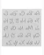 MS1314 ALFABETO DISNEY 10X10CM CADA LETRA MEDE 1CM A 5MM 0022
