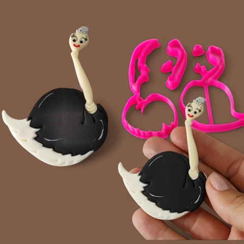 C663 ESPANADOR BELA E A FERA 8CM 0018