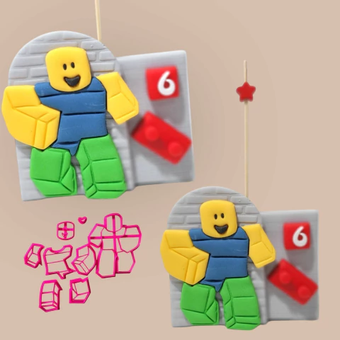 C669 ROBÔ ROBLOX AMARELO 8CM 0021 - comprar online