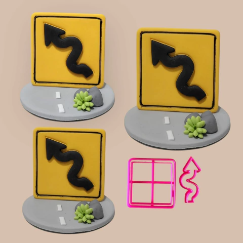 C686 PLACA DE CURVAS FILME CARROS 7CM 0014 - comprar online