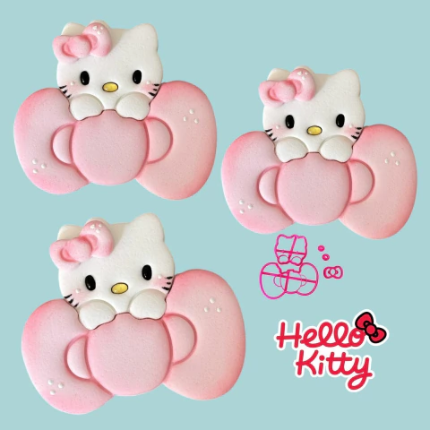 C692 HELLO KITTY LAÇO GRANDE 7,CM 0018 - comprar online