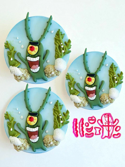 C767 PLÂNCTON DO BOB ESPONJA 9CM 0016 - comprar online