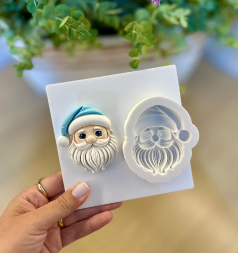 MS1420 CABEÇA DE PAPAI NOEL NATAL 6CM 0014