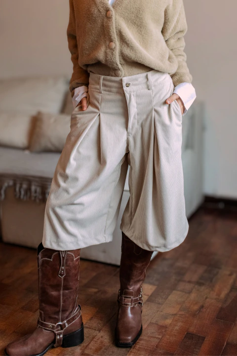 Bermuda Baggy Coderoy Beige Arena