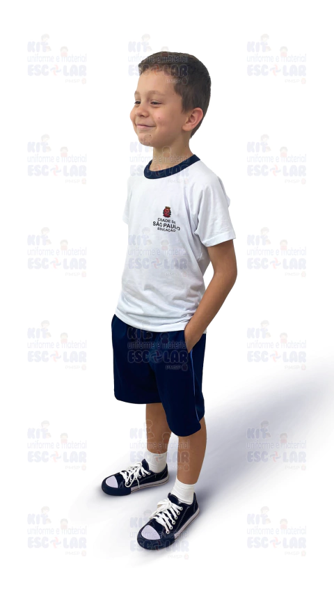 Camiseta Uniforme Escolar Prefeitura de SP