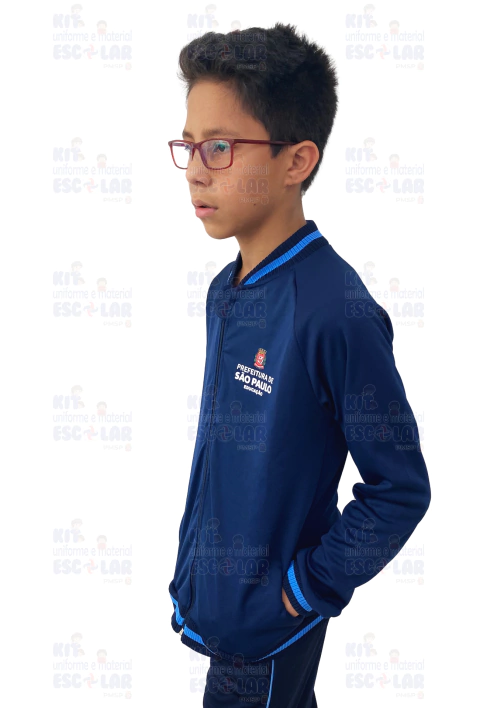 Jaqueta Uniforme Escolar Prefeitura de SP
