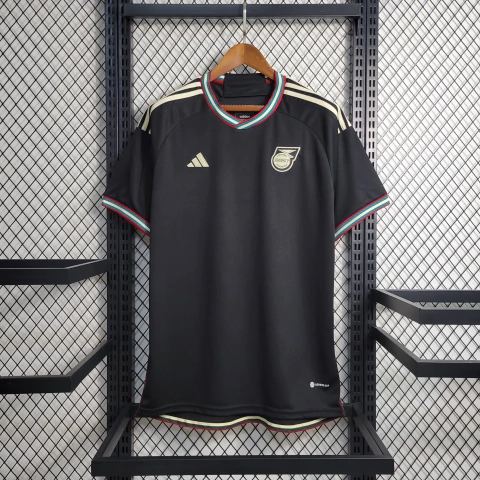 Camisa Seleção da Jamaica Away 23/24 Torcedor Adidas Masculina - Preta