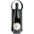Garrafa de vinho Il Sarone Primitivo Puglia 2022 acompanhada de bolsa de courino preta para transporte