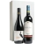 Kit Natal Conjunto Português com duas garrafas de vinho tinto Arribas do Douro Reserva e Quinta dos Castelares Douro 2022, embaladas em caixa branca