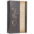 Caixa do Kit Natal Vinhos Argentinos Chateau Garbin com ilustrações de taças de vinho em dourado sobre fundo preto.