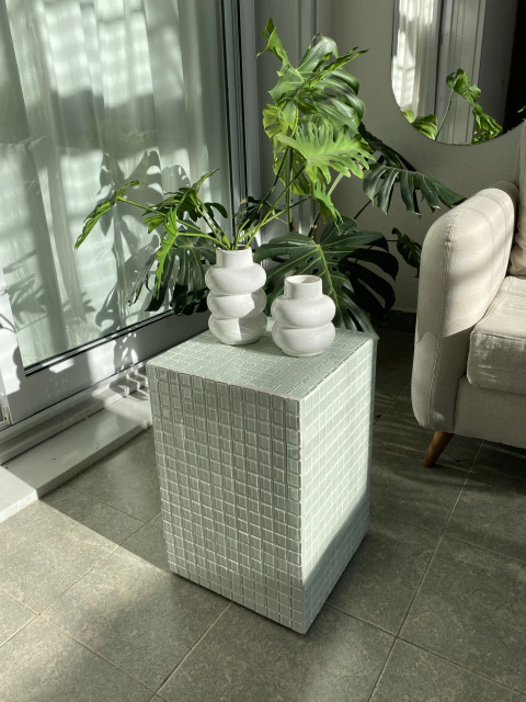 MESA VENECITAS BLANCO - comprar online