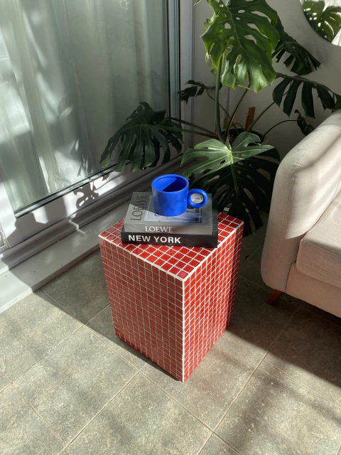 MESA VENECITAS ROJO - comprar online