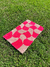 ALFOMBRA TUFTED CUADRITOS ROSA - comprar online