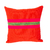 Almofada Artesanal Étnico Aguayo Andino Laranja Pink (100% Lã de Ovelha) 51 CM x 51 CM na internet