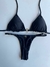 Biquini Cortininha com Argola Preto