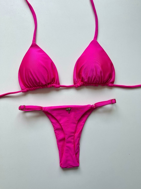 Biquíni Cortininha Pink Glow