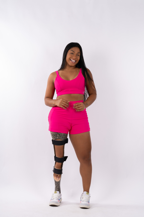 Conjunto Short Duplo Malu- Pink - comprar online