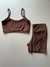 Conjunto Mel Short c/ Bolso Marrom