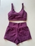 Conjunto Short Duplo Malu- Vinho