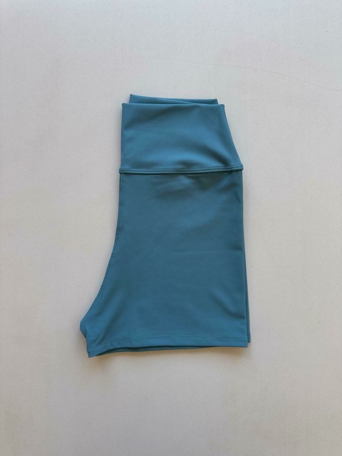 Short Básico Curto Poliamida- Azul Piscina - comprar online