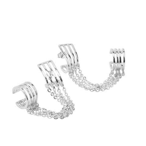 Brinco de pino e encaixe ligado por corrente