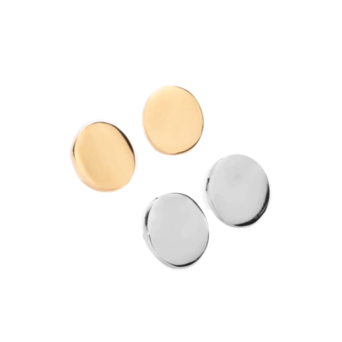 Brinco redondo metalizado