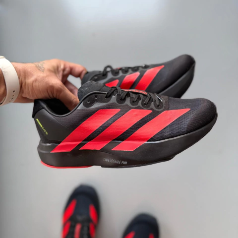 Tênis Adizero Adios PRO 4 Preto/Vermelho - comprar online