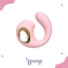 Vibrador curvo con succionador en internet