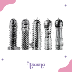 Kit de 5 condones texturizados - comprar en línea