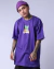 Camiseta Oversized Bear Roxa Azuos - comprar online