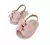 Sandalia Confort de Bebê | 2 Laços Cor rosa