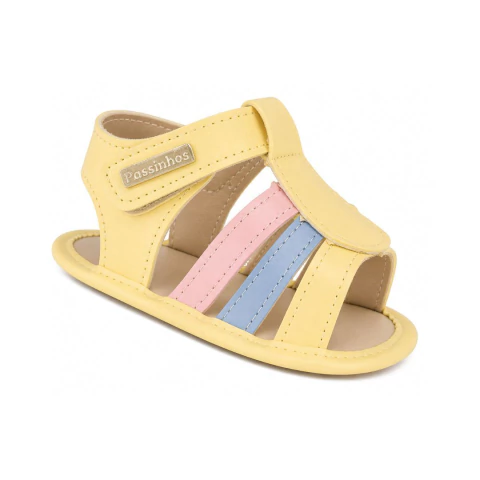 Sandalia Abertinha de Bebê | Grade fechada 12 pares - - Passinhos Baby