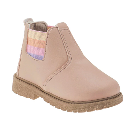 Botinha Kids | Cor Nude com Multi Color