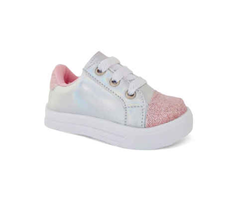 Tênis Kids | Prata Furta Cor e Rosa