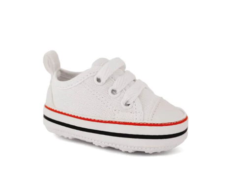 Tênis de Bebê Cano Baixo | Starzinho Branco - loja online