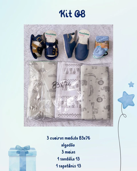 Kit Sapatinhos de Bebê Menino - 08 - comprar online