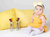 Meia calça de Bebê Menina | Cor Bege de renda - comprar online