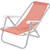 Cadeira de Praia Reclinavel Lazy em Aluminio Coral - Clube Bel