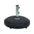 Base para Ombrellone Redonda em Concreto com Rodas 50kg Preta Bel