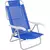 Cadeira de Praia Reclinável Sunny em Alumínio Azul Bel
