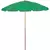 Guarda-Sol em Bagum e Haste de Madeira 1,80m Verde Bandeira Bel