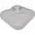 Base Plástica Para Guarda-sol e Ombrellone 18 Kg Quadrada Branca Bel - Clube Bel