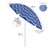 GUARDA-SOL CAPRI 2,40 M POLIESTER+SILVER COATING ARTIC. ALUMINIO ESTAMPAS SORTIDAS BEL na internet