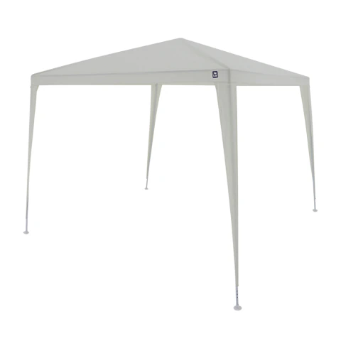 Tenda Gazebo Tubular 3m x 3m Polietileno Branca