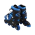 Patins Inline Radical Ajustavel Azul (37-40) - Clube Bel