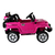 Jipe Eletrico Infantil Trilha 12V Rosa