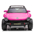 CARRO ELETRICO INFANTIL E-BUGGY BIG VOLKSWAGEN 2 LUGARES 12V ROSA BEL