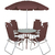CONJUNTO DE JARDIM NORONHA MARROM BEL